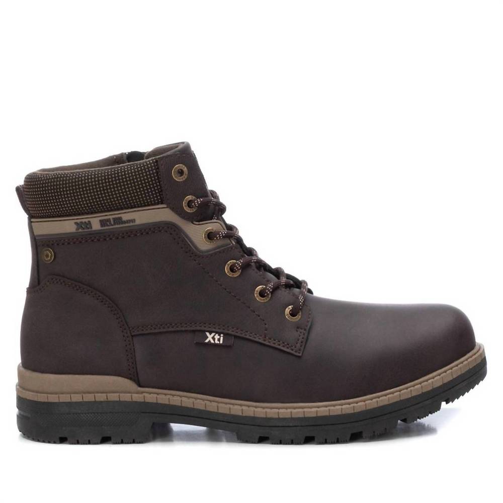 NEW XTI men's fashion ankle boots in brown